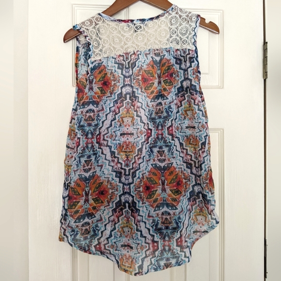 Sheer Loose-Fit Sleeveless Top Size XS - Picture 4 of 4